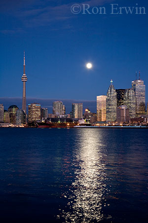 Moon over Toronto