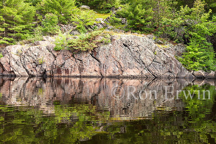 Rock Lake Reflection
