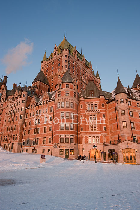 Chateau Frontenac in Winter
