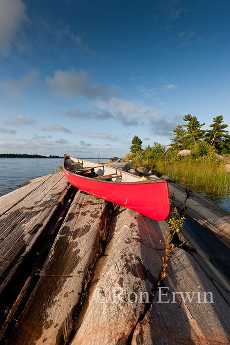 Canoe on Georgian Bay