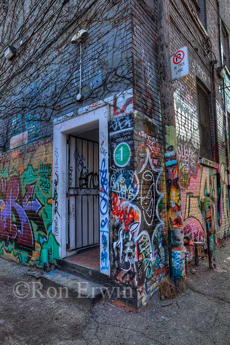 Doorway with Graffiti