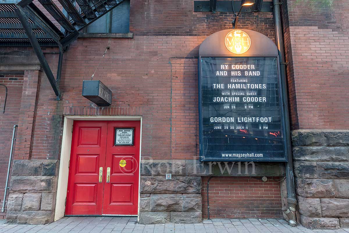 Massey Hall Toronto ON &copy; Ron Erwin