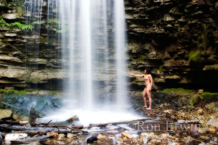 Nude and Waterfalls © Ron Erwin