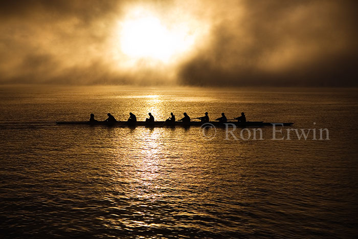 Rowers at Dawn © Ron Erwin