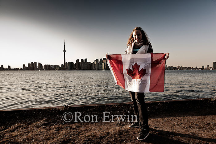 Flag Waving in Toronto © Ron Erwin