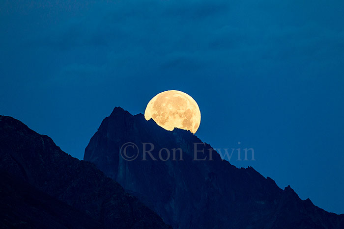 Moon Setting at Tombstone Park, YT © Ron Erwin