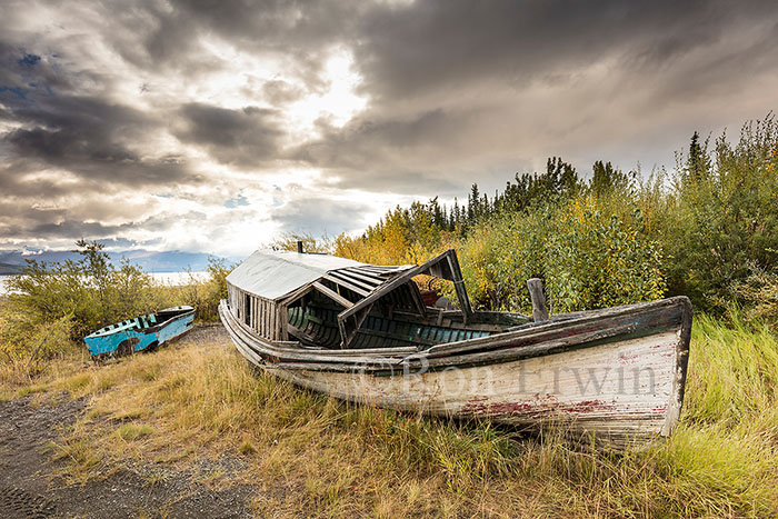 Abandoned Boat, Kluane Lake, YT © Ron Erwin