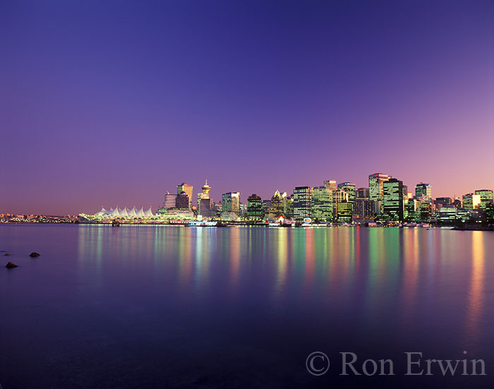 Vancouver at Night  © Ron Erwin
