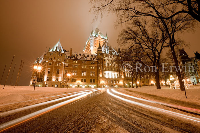 Chateau Frontenac on Christmas Eve