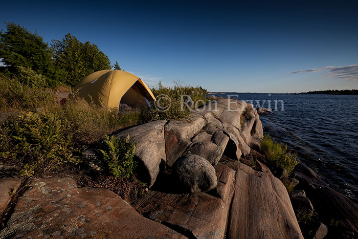 Camping on Georgian Bay