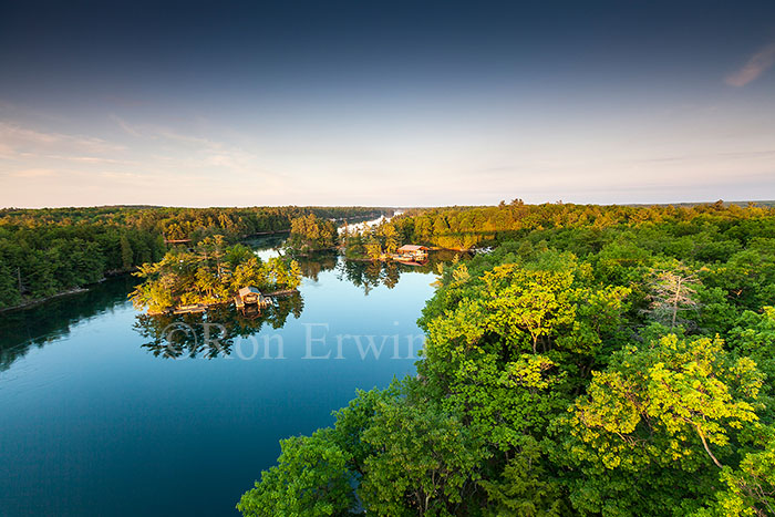 View from 1000 Islands Bridge, ON