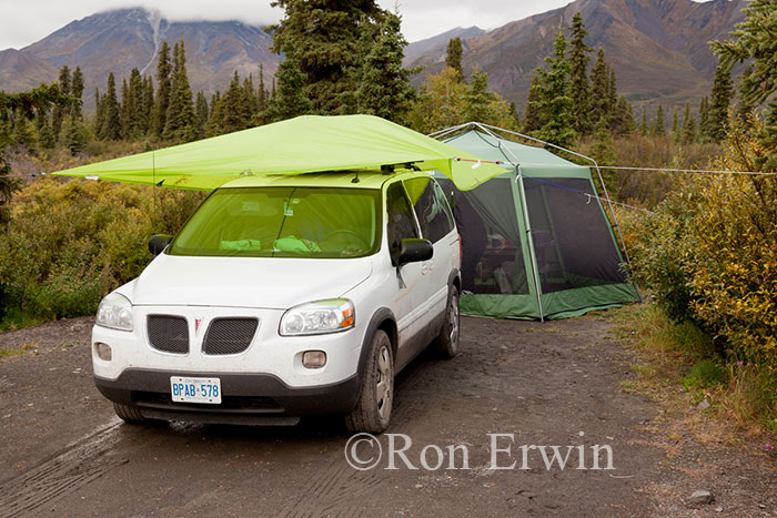 Camping in Tombstone, YT