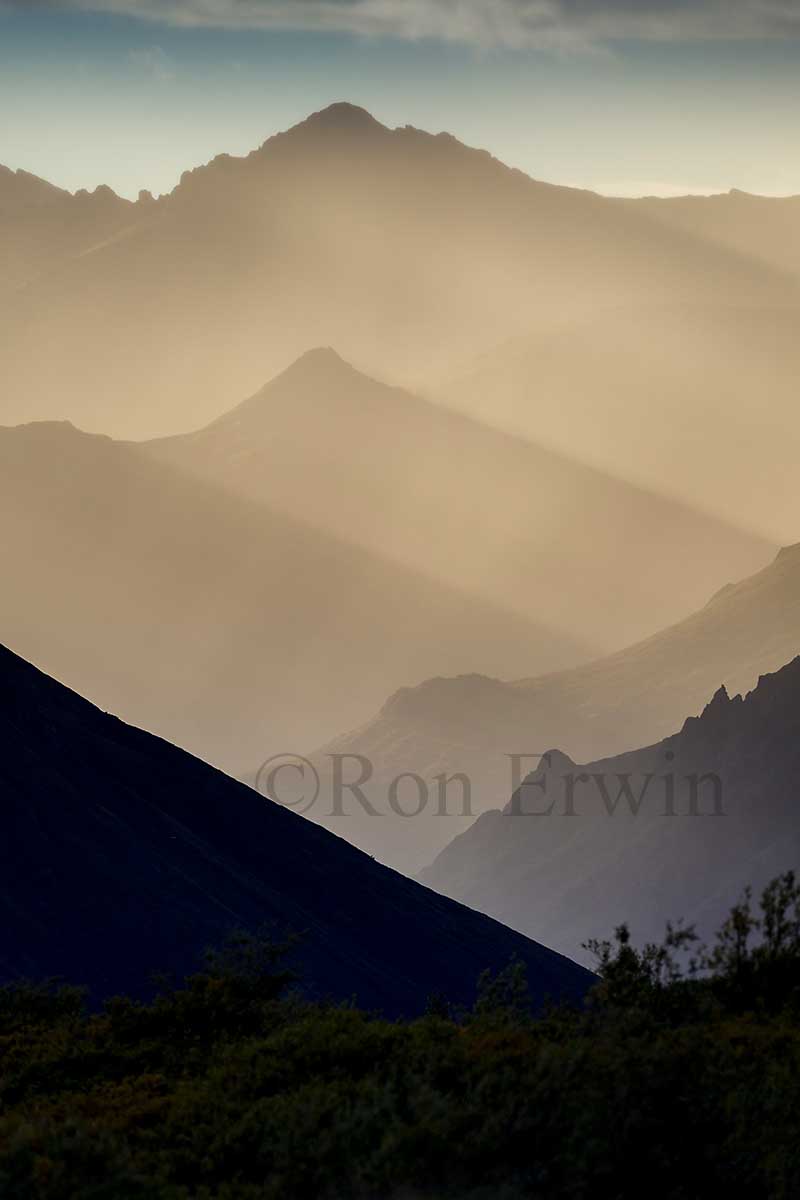 Mountain Silhouettes, Tombstone Park, YT