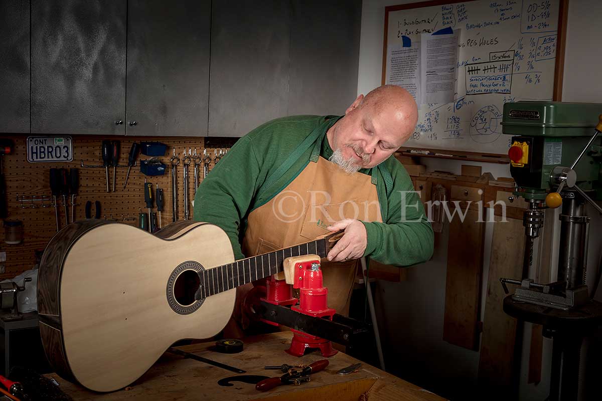 Luthier Bruce Haines